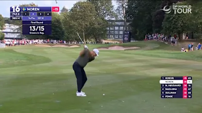 Alex Noren moves into solo lead with birdie at the 16th - Videos - DP ...