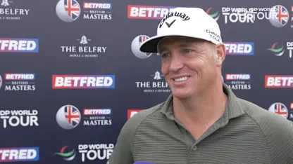 Alex Noren: Super happy, I seem to love playing on British courses ...