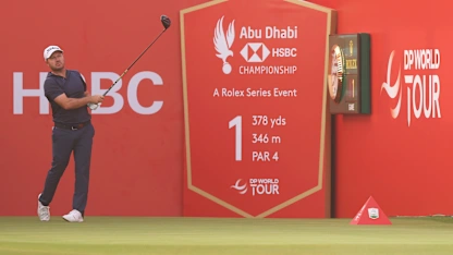 image: Richard Sterne 'on the up' as he rolls back the years in Abu Dhabi