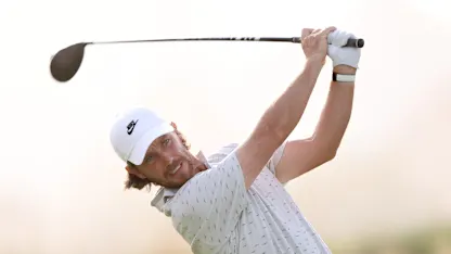 image: Five-way tie at the top after first round in Abu Dhabi