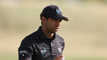 image: Aaron Rai takes slender lead into final round in Abu Dhabi