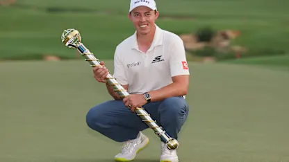 image: With this win: Matt Fitzpatrick - 2025 DP World Tour Championship 