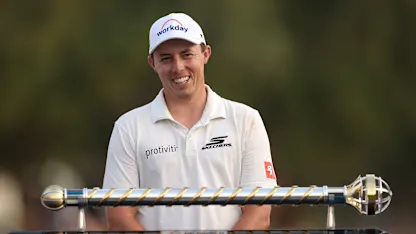 image: Matt Fitzpatrick claims DP World Tour Championship hat-trick