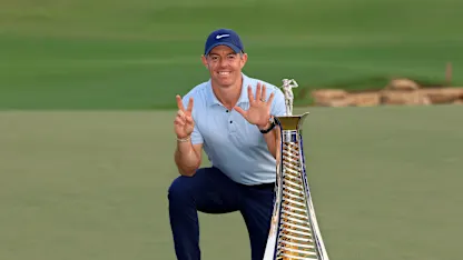 image: Rory McIlroy eyes Colin Montgomerie's record after winning seventh Race to Dubai title