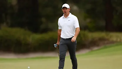 image: Rory McIlroy happy to 'limit the damage' on testing opening day Down Under