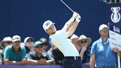 image: Rasmus Neergaard-Petersen and Daniel Rodrigues share halfway lead at Crown Australian Open 
