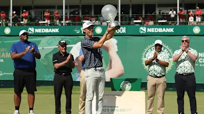 image: Kristoffer Reitan clings on to claim wire-to-wire victory at Nedbank Golf Challenge in honour of Gary Player