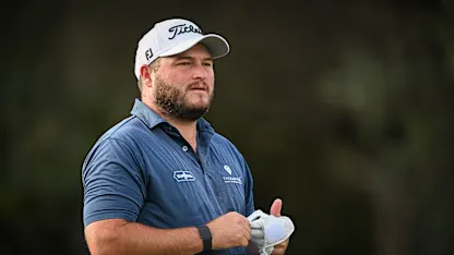 image: Zander Lombard taking one step at a time on DP World Tour return