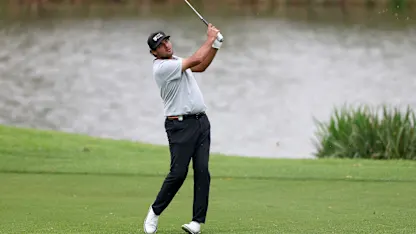 image: Eugenio Chacarra shares lead with Christiaan Burke in Johannesburg