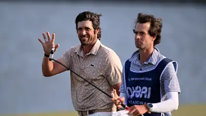 image: Nacho Elvira keeps his cool to lead by two in Dubai