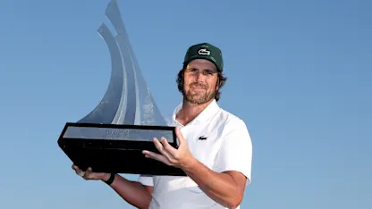 image: Nacho Elvira holds his nerve to win 2026 Dubai Invitational