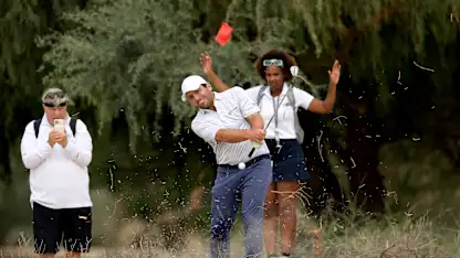 image: I'm having fun out on the course - Francesco Molinari enjoying the battle of Dubai
