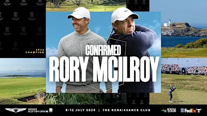 image: Rory McIlroy set for 2026 Genesis Scottish Open