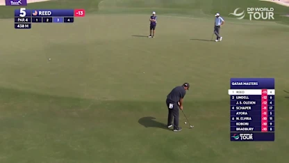 Patrick Reed | Qatar Masters Round 4 | 5th Hole - Videos - DP World Tour