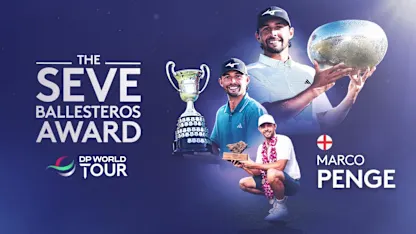 image: Marco Penge wins the 2025 Seve Ballesteros Award