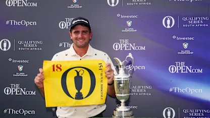 image: Casey Jarvis has triple celebration after Investec South African Open Championship success