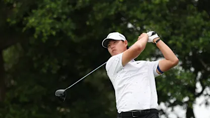 image: Wenyi Ding happy with drive for the prize as he chases maiden win in Hainan