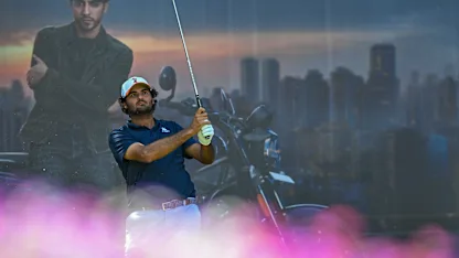 image: Eugenio Chacarra four clear in search of Hero Indian Open title defence