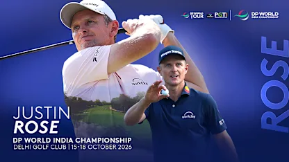 image: Justin Rose to make Delhi debut at DP World India Championship 