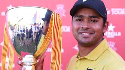 image: Yurav Premlall storms to memorable 14-shot win for his maiden DP World Tour title