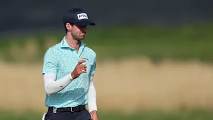 image: Alex Smalley leads the way into final round at Aronimink