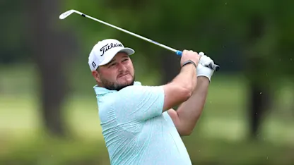 image: Zander Lombard holds opening round lead at Soudal Open