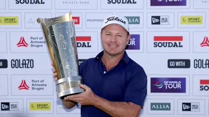 image: Richard Sterne ends long wait for win with moment of magic in Belgium