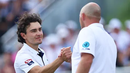 image: Sepp Straka and Maximilian Steinlechner delight home fans