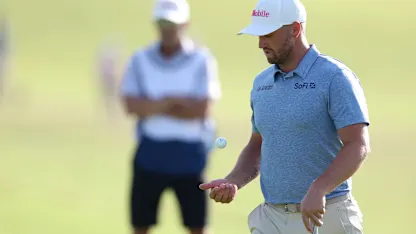 image: Wyndham Clark leads fellow U.S. Open champion Dustin Johnson by two shots after weather-affected first round 