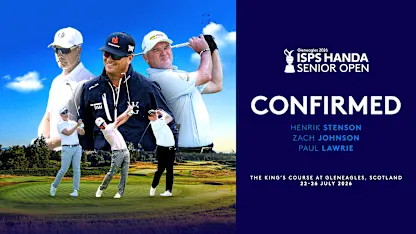 image: Zach Johnson, Henrik Stenson and Paul Lawrie set for ISPS HANDA Senior Open
