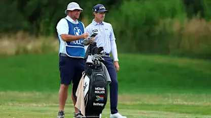 image: What's in the bag: Michael Hollick's winning set-up at the BMW International Open