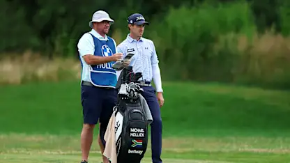 image: What's in the bag: Michael Hollick's winning set-up at the BMW International Open
