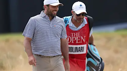 image: Francesco Molinari relishing shot at a second Claret Jug at Birkdale
