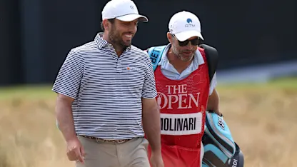 image: Francesco Molinari relishing shot at a second Claret Jug at Birkdale