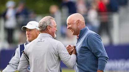 image: Kelly and Percy share 54 hole lead at ISPS HANDA Senior Open