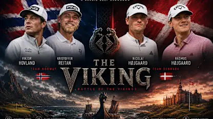 image: Four of the Nordic region's biggest golf stars launch THE VIKING