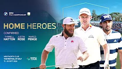 image: English stars Justin Rose, Tyrrell Hatton and Marco Penge confirmed for BMW PGA Championship 