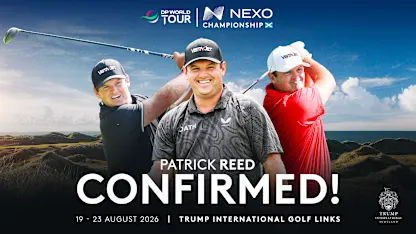 image: Patrick Reed confirmed for Nexo Championship