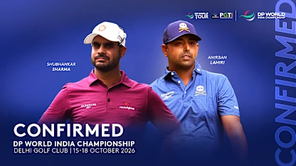 image: Shubhankar Sharma and Anirban Lahiri join global field at DP World India Championship