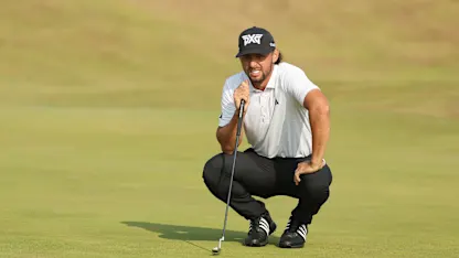 image: Tyrrell Hatton and Marco Penge paired together at Husqvarna British Masters hosted by Sir Nick Faldo