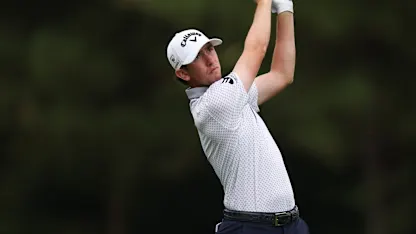 image: Tom McKibbin leads after weather-delayed opening day at The Belfry