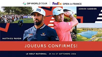 image: Matthieu Pavon and Adrien Saddier to strengthen home contingent at 2026 FedEx Open de France