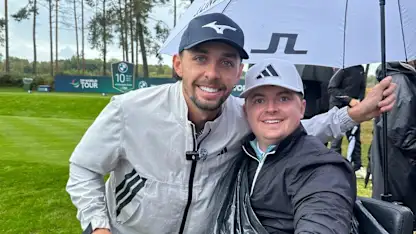 image: Charlie Crosby's inspiring journey continues at the Husqvarna British Masters
