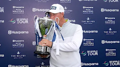 image: Joe Dean powers to first DP World Tour win at Husqvarna British Masters