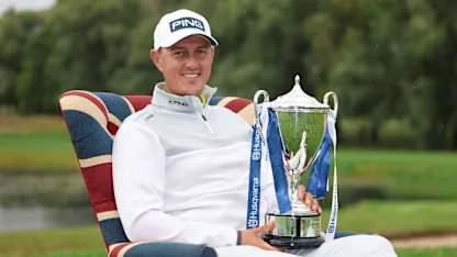 image: What's in the bag: Joe Dean's winning set-up at the Husqvarna British Masters hosted by Sir Nick Faldo
