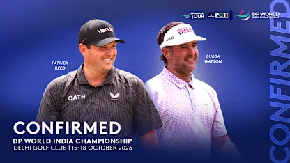 image: Major champions Patrick Reed and Bubba Watson set for DP World India Championship
