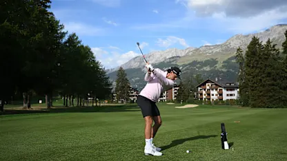 image: A numbers game - Players tackle altitude at Omega European Masters