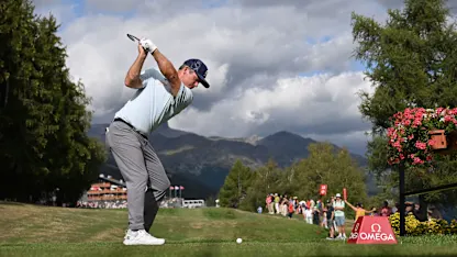 image: Paul Casey hails 'wonderful day' after taking lead in Crans Montana