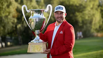 image: Thriston Lawrence makes history after thrilling play-off at Crans Montana