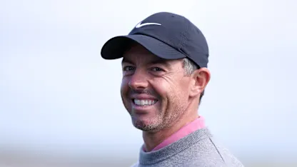 image: Defending champion Rory McIlroy grouped with Robert MacIntyre and Brooks Koepka in Doonbeg
